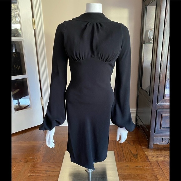 Skaist Taylor Laura Drape Back Black Dress - Picture 2 of 9